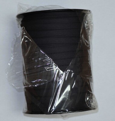 Schrägband schwarz doppelt gefaltet. Made in France.