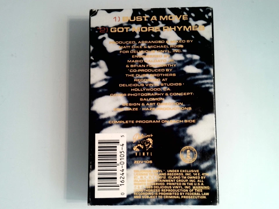 Young MC Bust A Move Single (Cassette) - Image 2 of 2