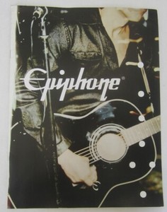 EPIPHONE 2001 catalog - shows and describes 16 acoustic guitars 