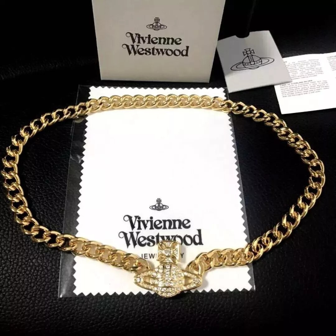 【Vivienne Westwood】Graziella small choker Vivienne Westwood GRAZIELLA Small Chain Choker Necklace
