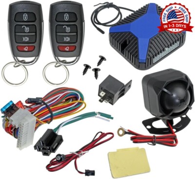 Alarma De Carros De Entrada Alarmas Remoto Para Carro Con Encendido Sin  llave US