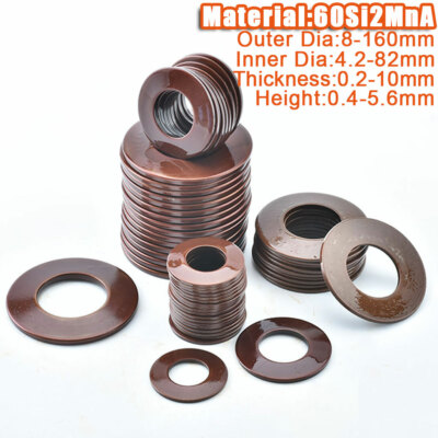 Tellerfedern Disc Springs 8×4,2-160×82 mm Schwer Belleville Druckfeder Vielfalt
