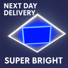 Pannello luce led 600x600 design diamantato blu 80W bianco freddo piastrelle sospensione