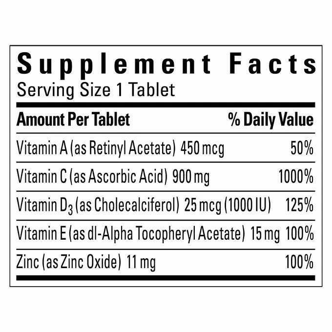 Nature Made Super C con Vitamina D3 y Zinc - 200 Comprimidos - ¡El Mejor Precio! ¡Fresco! Foto 2 de 2