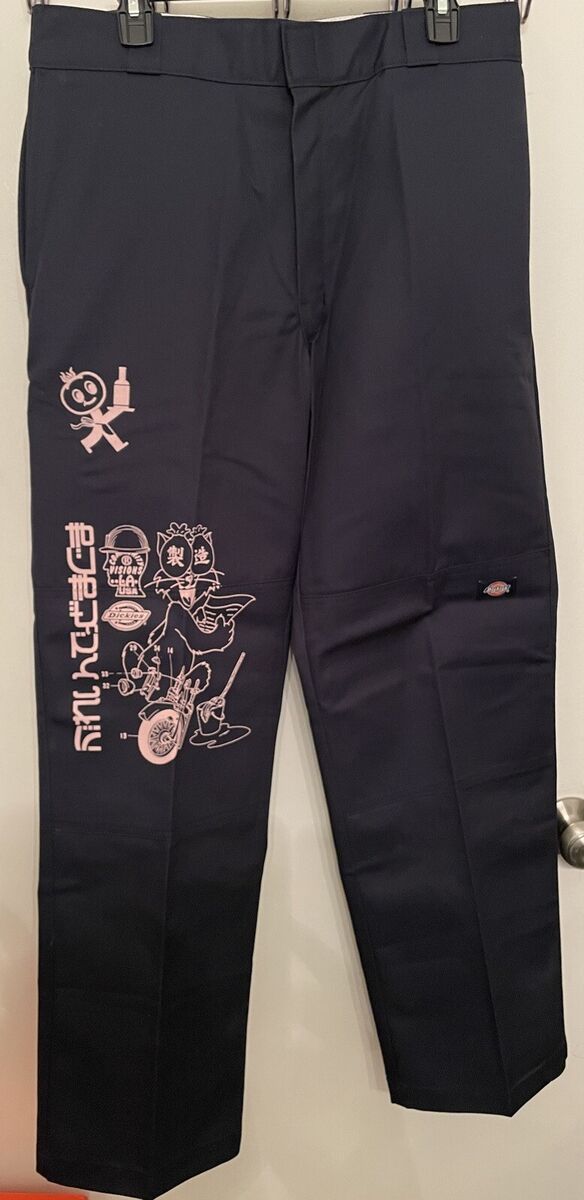 NEW 34W NAVY Brain Dead Fabrications Dickies twill work NEW 34W NAVY Brain Dead Fabrications Dickies twill work