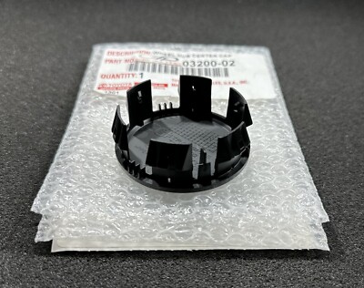 Genuine Toyota 4Runner TRD 17" 6-Spoke Wheel Center Cap - Black, OEM Part PTR20-35111-BK