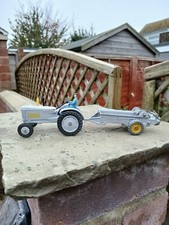 Dinky Massey Ferguson Tractor And Muck Spreader In Grey
