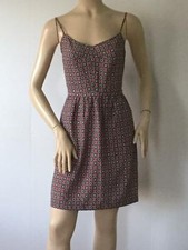 J.CREW Geometric Print Spaghetti Strap Sun Dress (Size 12)