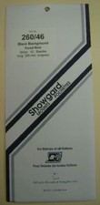 Showgard size 260/46 black hingeless stamp mount NEW unopened pack 1st quality