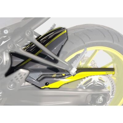 Ermax Hugger GL Grey/GL Yellow Nimbus Grey/Fluo Yellow Yamaha MT-07 2016-2017