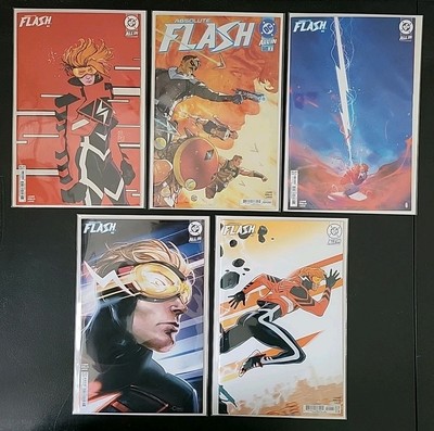 Absolute Flash #2 Lot of 5 Standard Covers, NM or Better 
