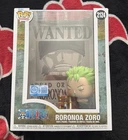 Funko Pop! Roronoa Zoro Wanted Poster #2124 One Piece Exclusive