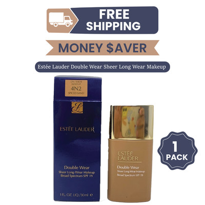 Estée Lauder Double Wear Sheer Long-Wear Makeup 4N2 Spiced Sand