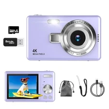 Digital Camera [4K Video Recording, 50 Megapixels] with 32GB Micro SD Card [NEW]