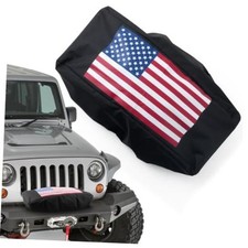 Winch Coverheavy Duty Waterproof Cover For 8500-12500 Lbs M Traffic Black