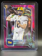 2025 Bowman University Chrome - Eli Holstein #194 Pink Lava Refractor (RC)