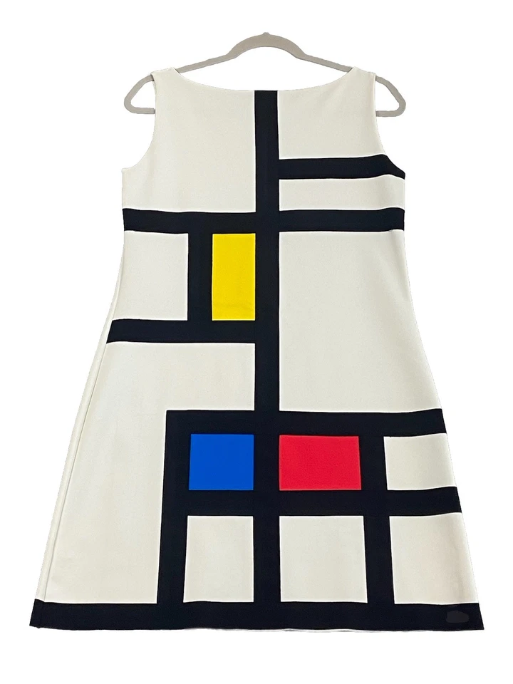 Chiara Boni Petite Robe Mariagiulia 色块鸡尾酒礼服 ASO 电视姜李 — 第 2/4 张图片