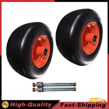 2 Pack New Flat Free Wheels For Scag 483050 482504 9278 13 x 6.50-6 13x6.5x6