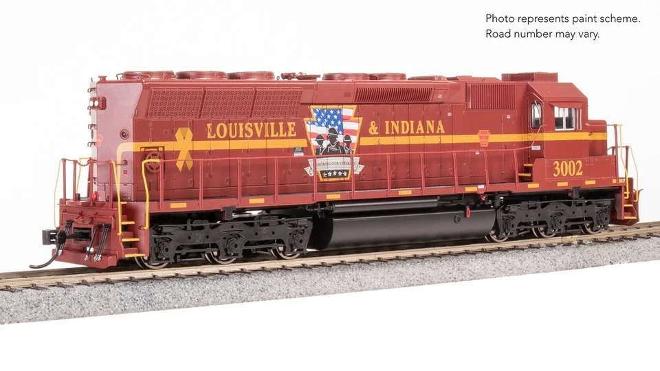 Locomotora Broadway Limited 9810 HO Louisville & Indiana EMD SD45 3002 DCC/Sonido Foto 2 de 2