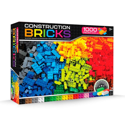 Build-It Bausteine Classic Bausteine bunt 1000 Stück Set 3+