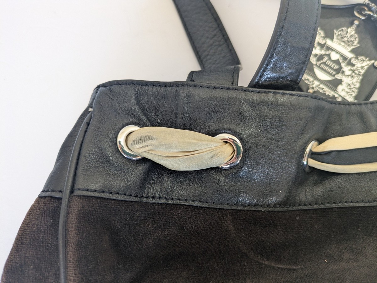 Used Vintage Y2K Juicy Couture Brown Daydreamer Purse - MAJOR DAMAGE IN INNER View 3