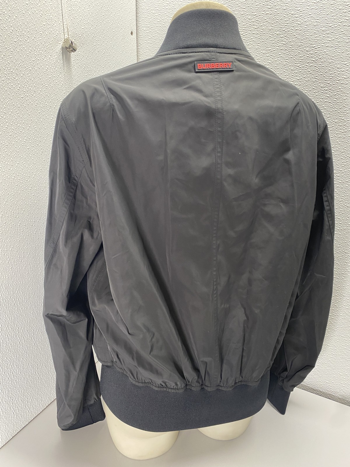 Burberry Mens or Womens Reburberry Slick Bomber Jacket Size US 36 Black thumbnail 11