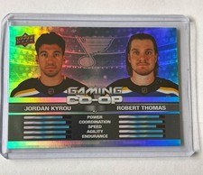 2024-25 UD Gaming CO-OP SP BLUE parallel #CGO-15 Jordan Kyrou & Robert Thomas