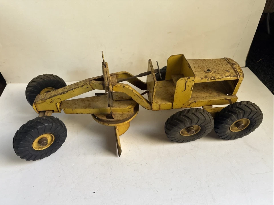 Vintage Ny-lint Nylint Road Grader Pressed Steel - Image 4 of 4