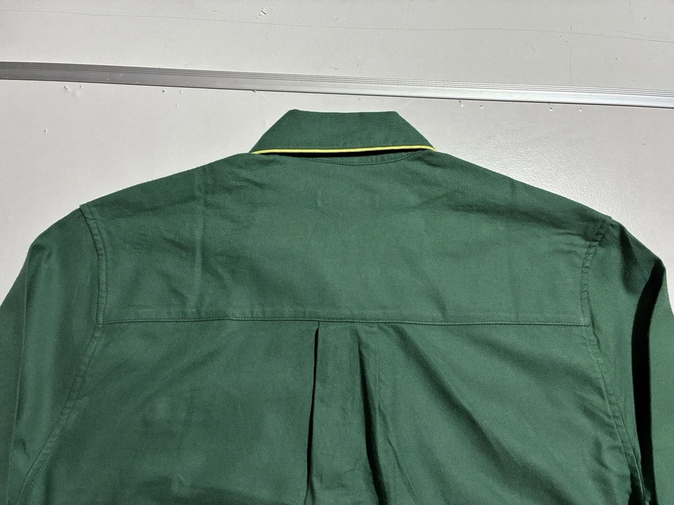 Conjunto de pijama Lake verde amarillo pipeado algodón manga larga para mujer mediano’s Foto 4 de 4