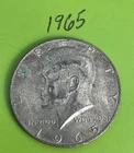 U.S. Coins And Currency  JFK Half Dollar 1965 1/2 Dollar Coin