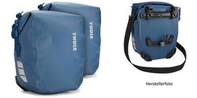 2 x Thule Shield Pannier 13L Fahrradtasche / Packtaschen wasserdicht blau