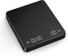 Digital Coffee Scale with Timer, 3Kg/0.1G Espresso Scale, Rechargeable Coffee Sc
