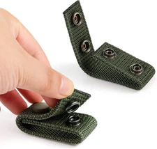 4x Duty Belt Keeper with Double Snaps for 2¼" Wide Belt Security Tactical Belt P