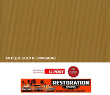 HOLDEN FX FJ UTE HERRINGBONE RIBBED ANTIQUE GOLD ROOF HEAD HOOD LINING (6E)