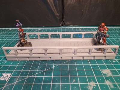 Bridge Long Brücke Verbindung Gelände Tabletop Stadt Cyberpunk