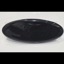 1pcc Ford Black Gloosy Emblem Oval 9 Inch Logo Grille Tailgate Badge 2004-16