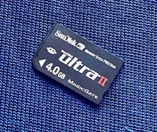 Sandisk Ultra II 4Gb Memory Stick Pro Duo Magic Gate Memory card