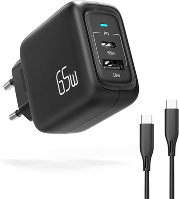 imuto 65W USB C Ladegerät USB C Netzteil 2-Port PD Ladegerät PPS