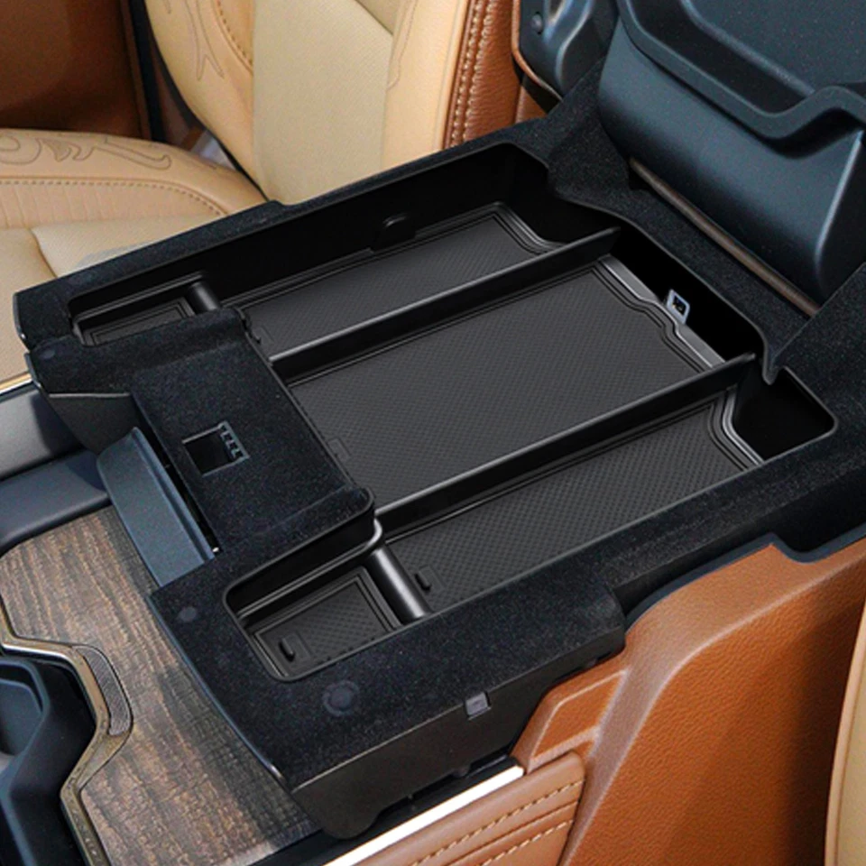 for Dodge Ram 1500 2500 3500 2019-2026 Car Center Armrest Storage Box Organizer - Image 3 of 4