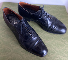 Vtg CHURCH'S Custom Grade Legate Wingtip Oxford Brogue UK 10.5/US 11.5- Black