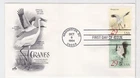 TurtlesTradingPost- Chinese American Cranes 1994 #2867-68 FDC Artcraft Cachet