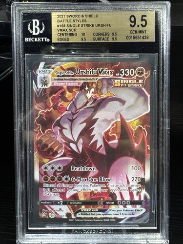 Single Strike Urshifu VMAX graded BGS 9.5 for sale on eBay