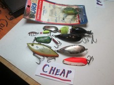 9 Lure LOT.  Unknown,BURKE LUHR JENSEN JOHNSON ARBOGAST NEBCO LEWIS Group. CHEAP