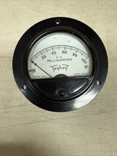 Triplett Model 321-T 0-100 mA Vintage Panel Meter