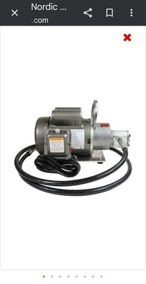 1AG1N06R, Nordic, Heavy Duty Nordic Oil XferPump with 1/2 HP electric motor,NEW!