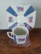 Vintage Miniature Porcelain Tea Cup and Saucer Japan