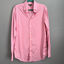 EUC Peter Millar Summer Comfort Button Down Shirt Pink Gingham Men's Size Medium