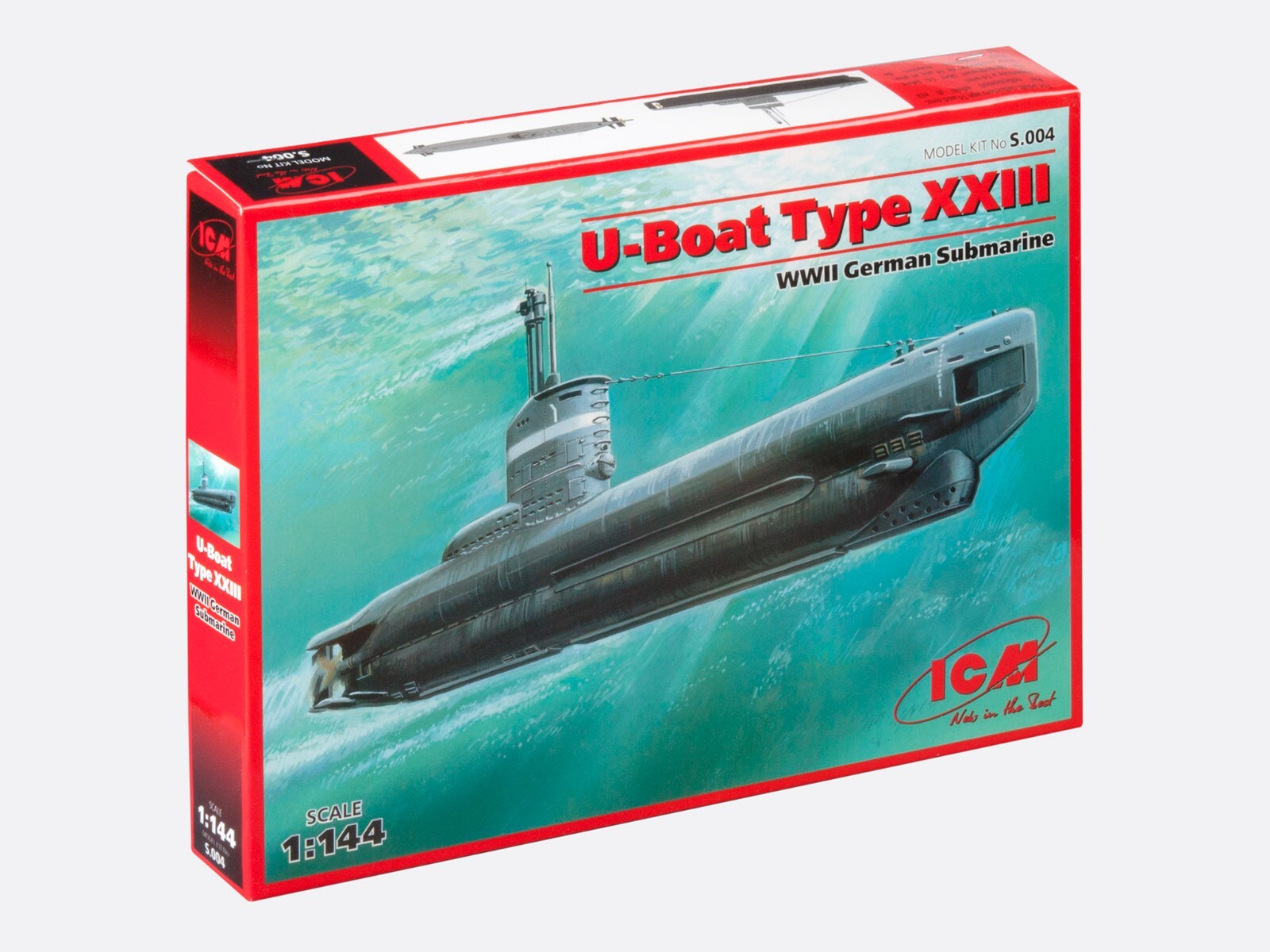 U Boat Type XXIII. German Submarine (Plastic model kit) 1/144 ICM S.004 eBay