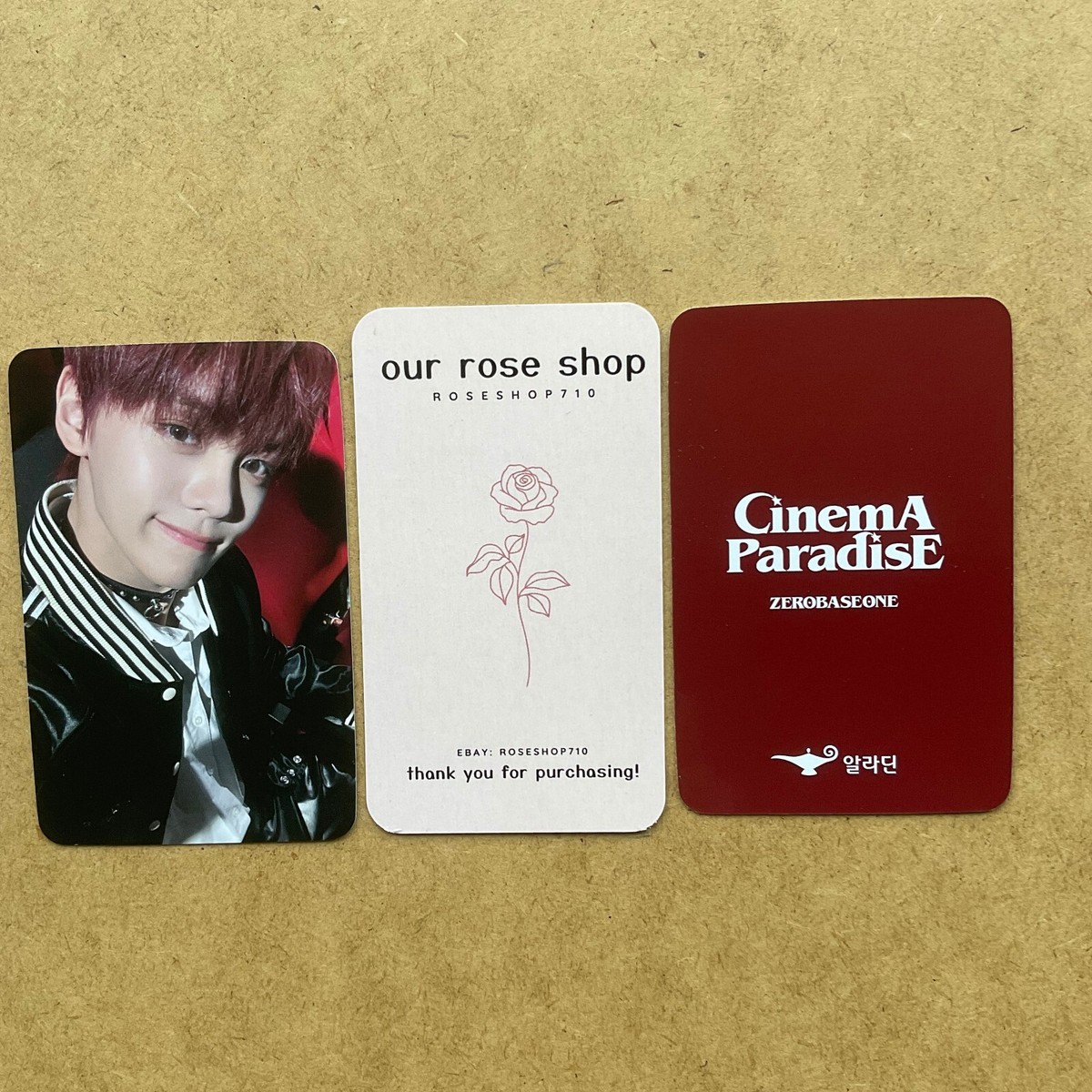 ZB1 Zerobaseone Cinema Paradise Aladin Official Preorder POB