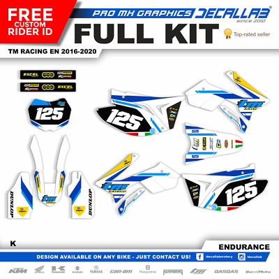 TM Racing EN 2016 2017 2018 2019 2020 Super Durable Graphics Decals Stickers Kit